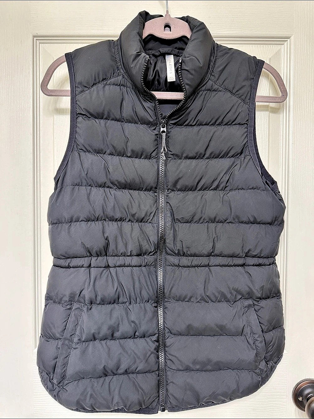 Fabletics Puffer Vest Gray Size XS Like New